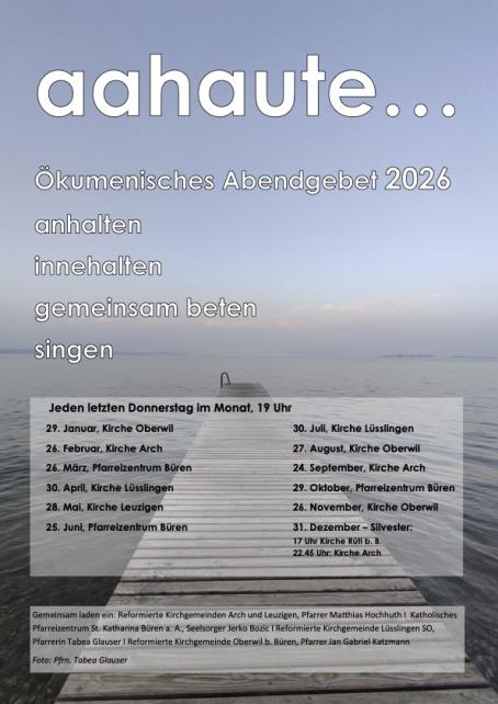 Oekumenische Abendgebete 2026